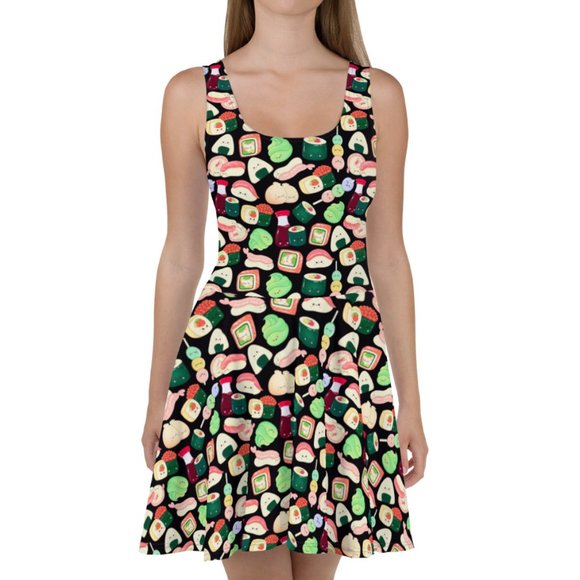 Japanese Sushi Flare Dress - Picture 4 of 10